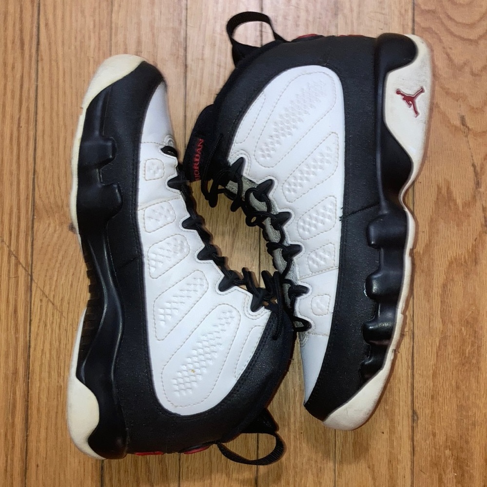 Air Jordan 9 Retro GS White Black True Red